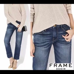 Frame Le Grand Garçon Cropped Jeans